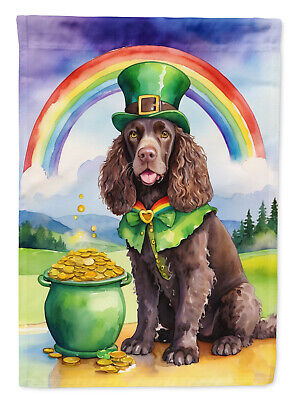 American Water Spaniel St Patrick's Day Flag Canvas House Size DAC5476CHF Без бренда