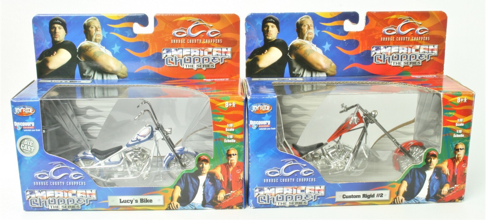 JOY RIDE AMERICAN CHOPPER DIECAST 1:18 COLLECTION OF (17) INCLUDES LIBERTY BIKE! Joyride Studios JOY RIDE AMERICAN CHOPPER - фотография #7