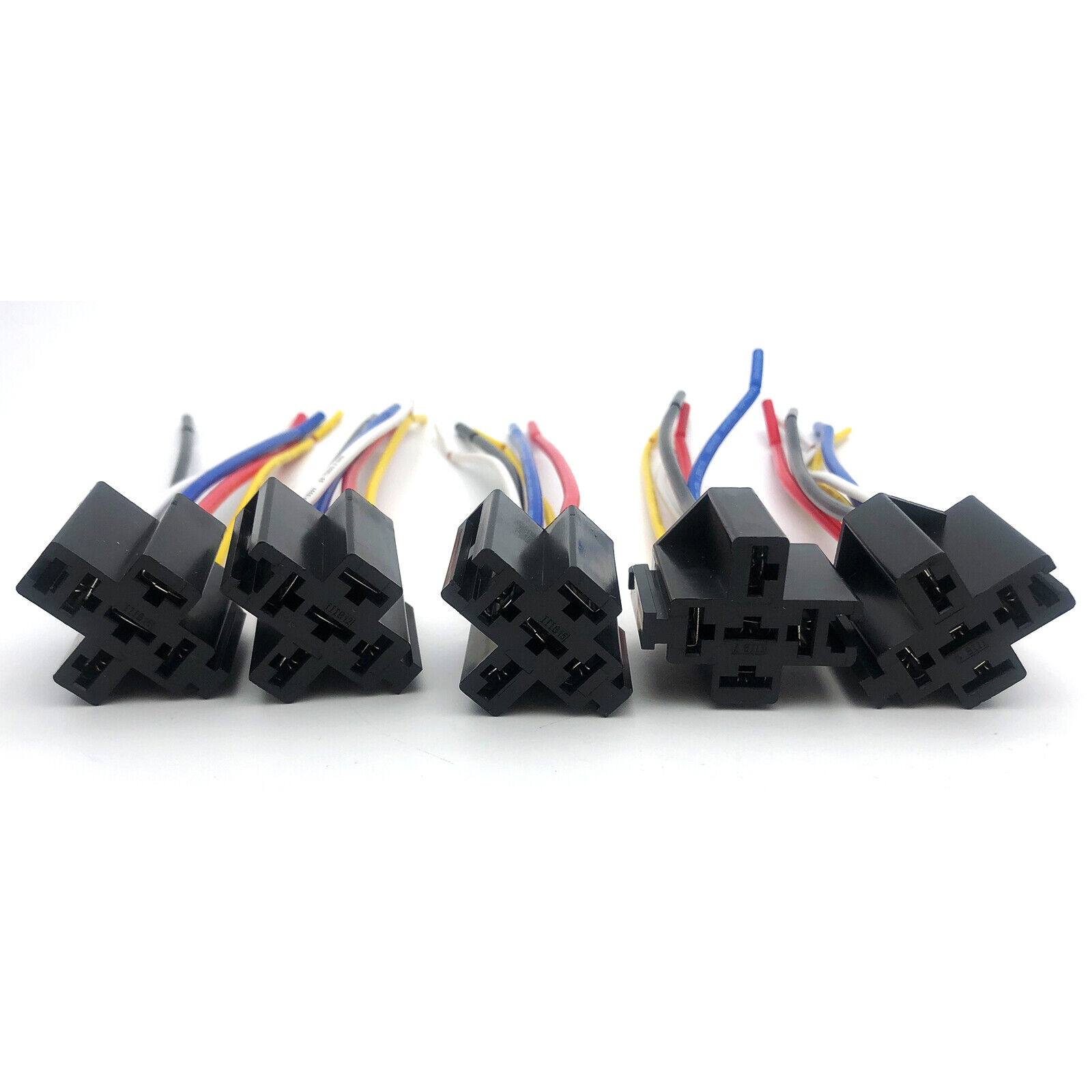 5-Pack DC 12V 30/40 Amp Car SPDT Automotive Relay 5 Pin With Harness Socket Set Unbranded/Generic Does Not Apply - фотография #4