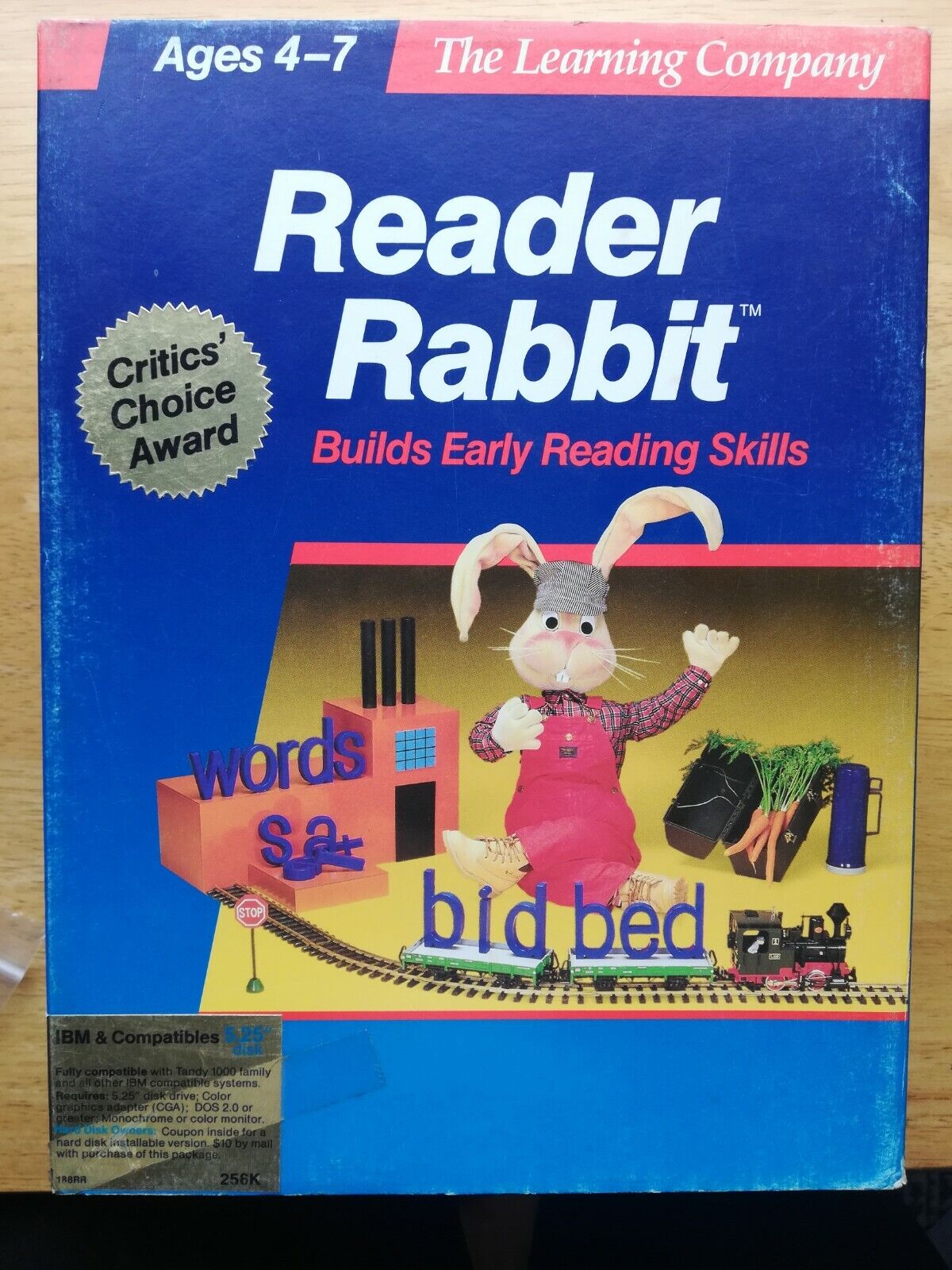 Writer Rabbit & Reader Rabbit & Think Quick Apple IIgs Replacement 3 Boxes Empty The learning company - фотография #5