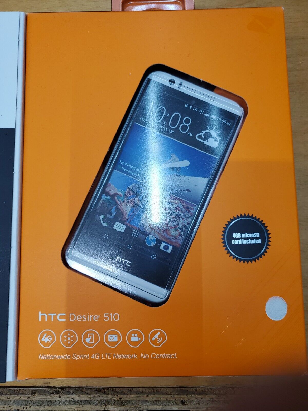 HTC Desire 510 Smartphone (Boost Mobile) - 4GB White  HTC HTC Desire 510 - фотография #2