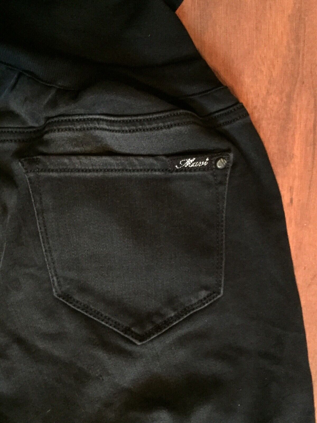 Stitch Fix Mavi Sz Medium Two Pair of Maternity Jeans Dk Grey Ankle Zippers $35 Mavi - фотография #6