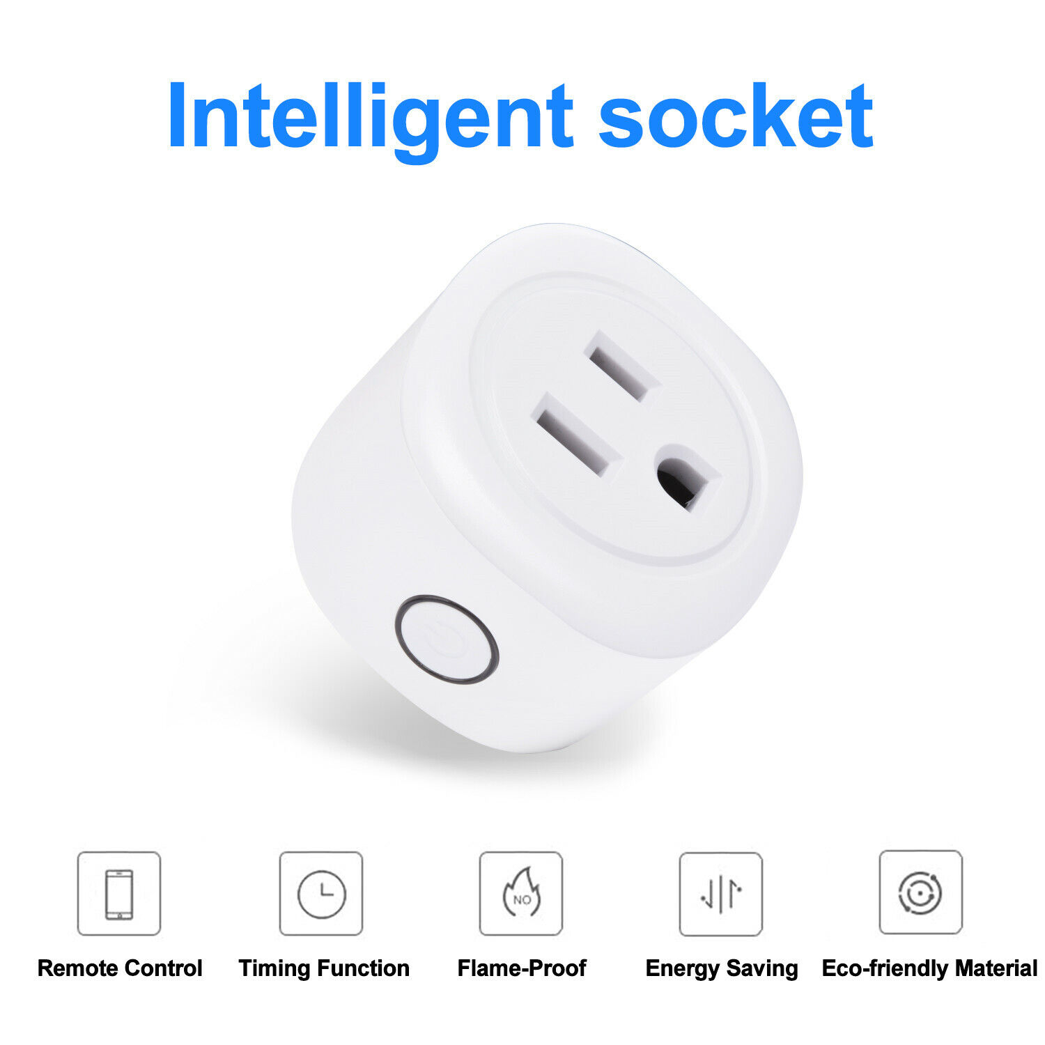 2pcs Smart WIFI Outlet Plug Switch Socket APP Voice Remote Control Alexa Echo Kootion Does Not Apply