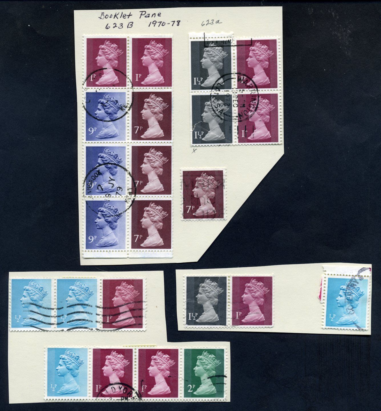 Lot of 55 stamps, UK, 1970 Scott's 612-647 (4MNH) 1 Philatelic Post Card Без бренда - фотография #4