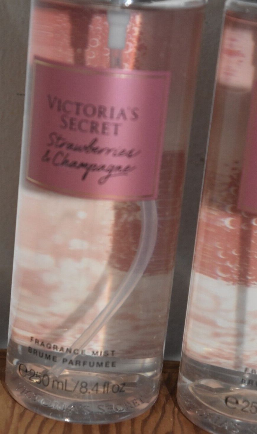 2 New Victoria's Secret Strawberries & Champagne Body Mist Lot Free Shipping VICTORIA'S SECRET 26546829 - фотография #2