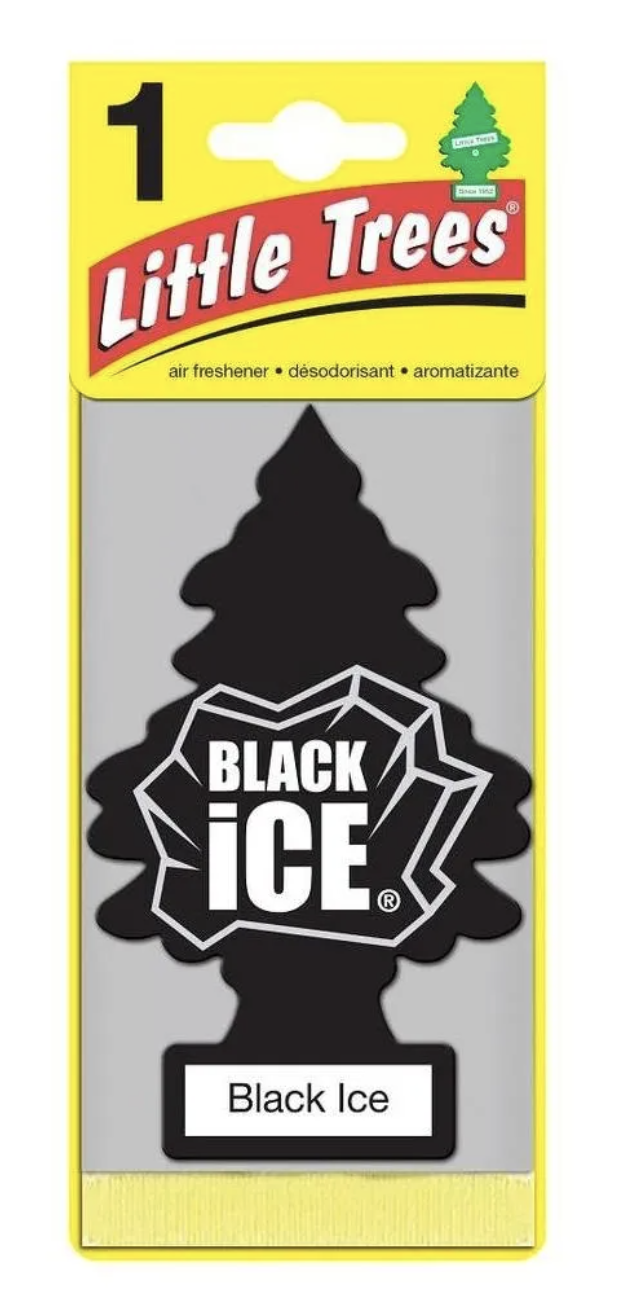 Black Ice Freshener Little Trees 10155  Air Little Tree MADE IN USA Pack of 24 Little Trees U1P-10155 - фотография #8