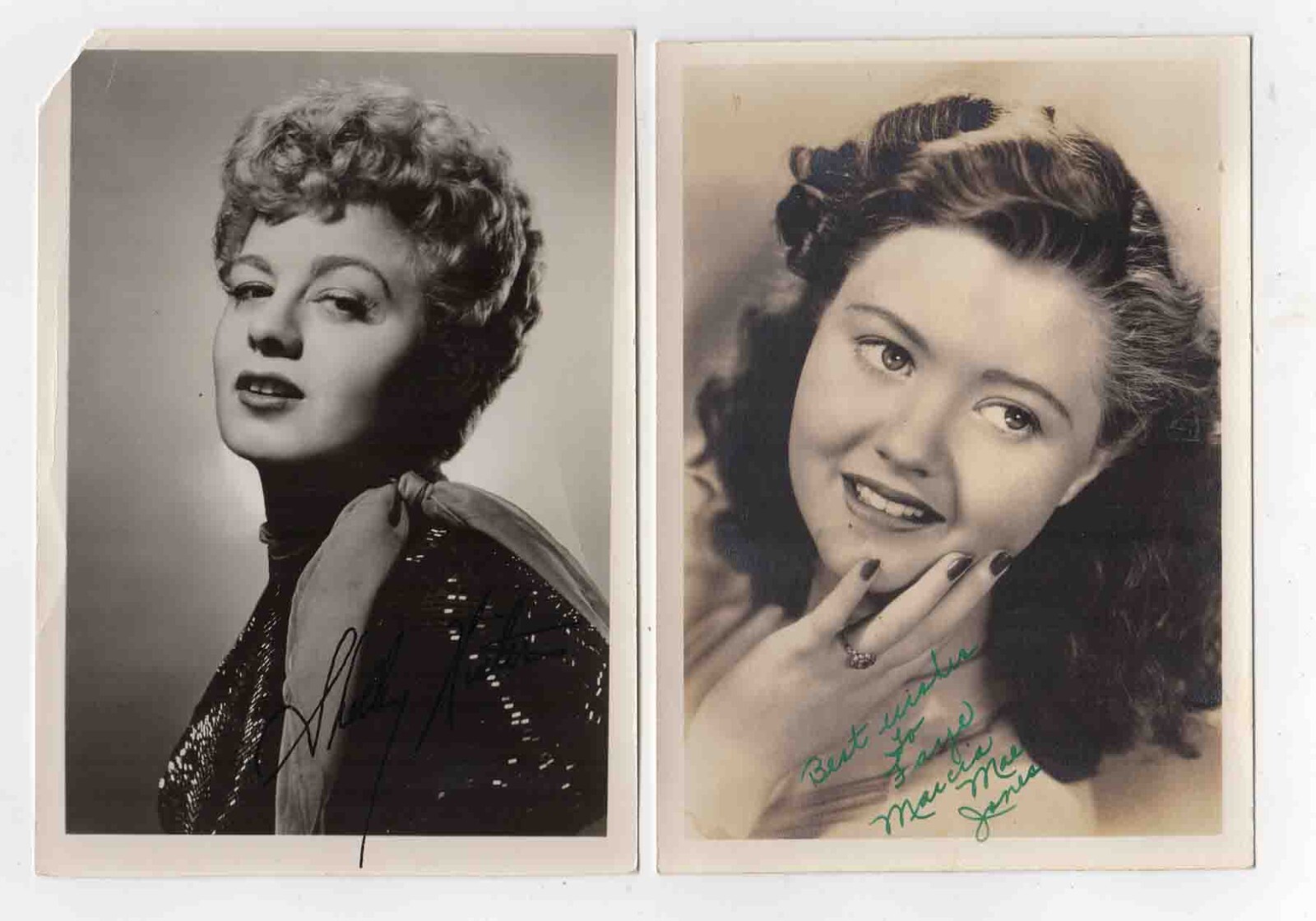 SIGNED PHOTOS, G. FORD, R. STACK, S. WINTERS, M. RAYE,  M. JONES, N. COLEMAN LOT Без бренда - фотография #3