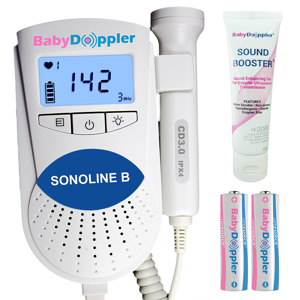 FDA Sonoline B Fetal Doppler Baby Doppler 3MHz Probe, Baby Heart Monitor, GeL Sonoline Sonoline B