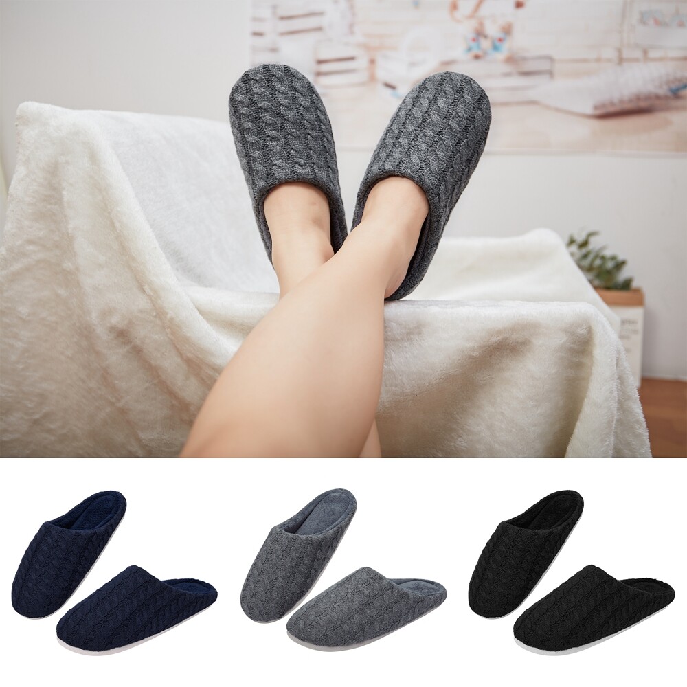 Indoor Winter Warm Slippers Men Women Couples House Non-slip Soft Shoes Home Unbranded - фотография #4