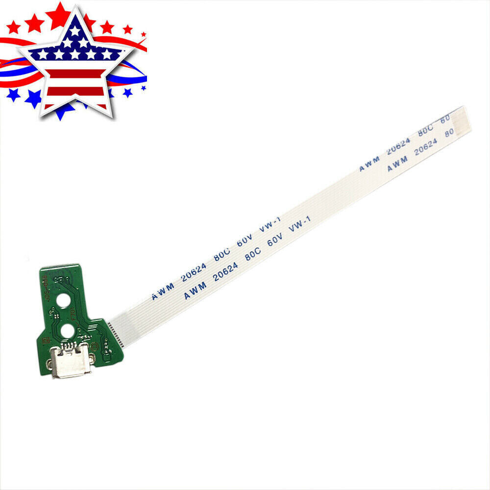 2X USB Charging Port Board +Flex Ribbon Cable JDS-055 For Sony Playstation 4 PS4 Unbranded JDS-055 - фотография #3