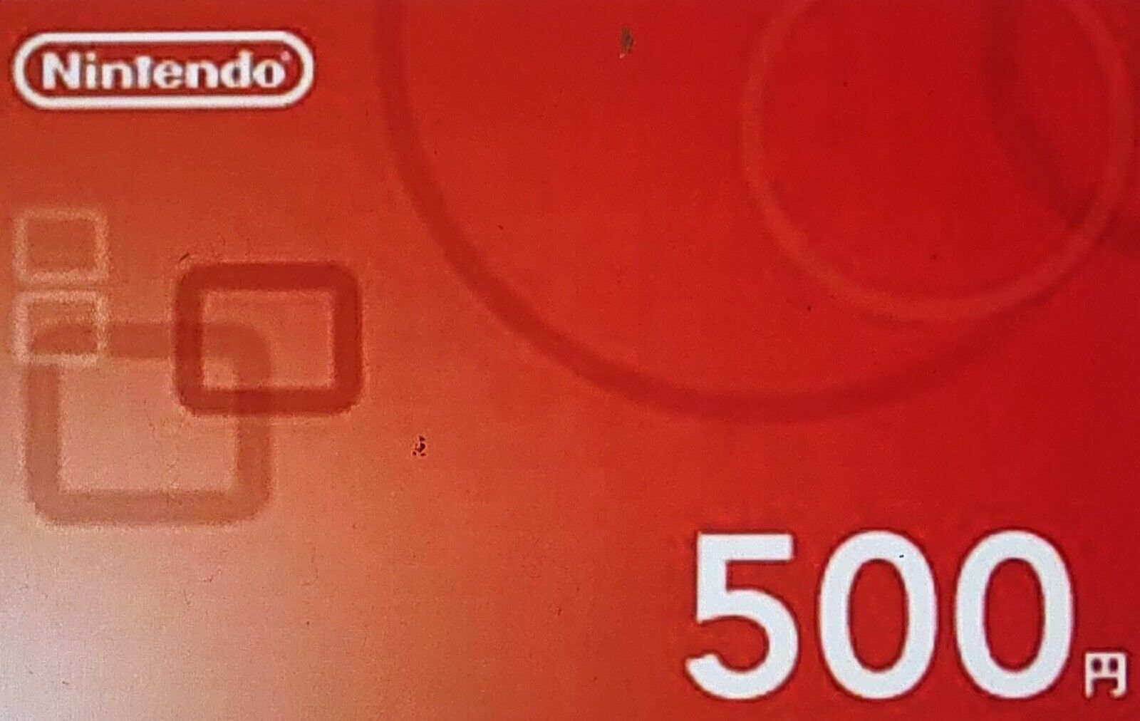 Japan NINTENDO prepaid number ¥500(JPY) Online code version (for Japane eSHOP) Nintendo Digital Card