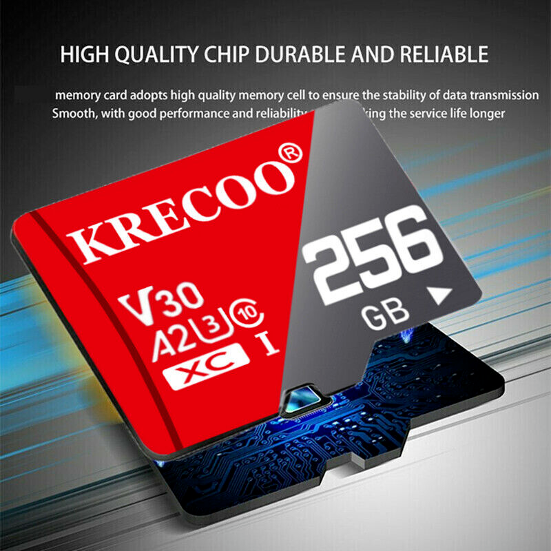 Micro SD Memory Card 64GB 128GB 256GB 1TB Class 10 A2 TF Flash Adapter Lot US KRECOO Does Not Apply - фотография #12