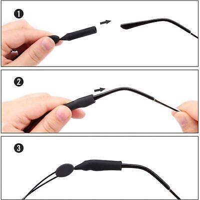 2x Adjustable Eyeglasses Neck Strap Sunglasses Holder Cord Sport Glasses String EEEKit Does Not Apply - фотография #6