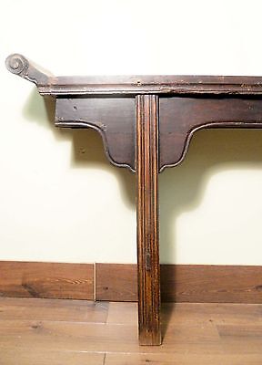 Antique Chinese Ming Altar Table (5548) Purple Elm Wood, Circa 1800-1849 Без бренда - фотография #4