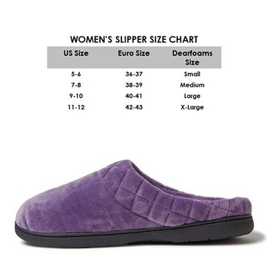  Women's Darcy Microfiber Velour Clog with Quilted Cuff Large Smokey Purple Does not apply Does Not Apply - фотография #5