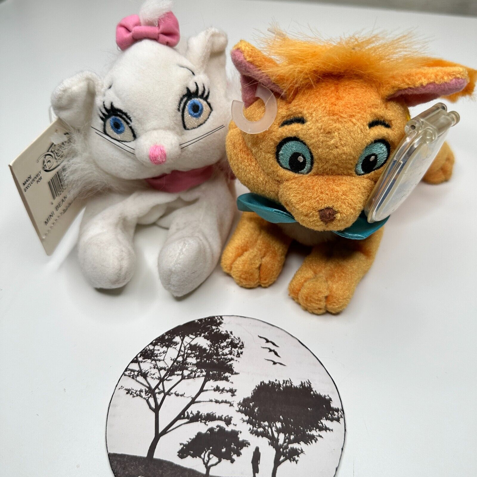 Disney's The Aristocats TOULOUSE Star Bean + Disney Store Marie - NEW WITH TAGS Disney 69706
