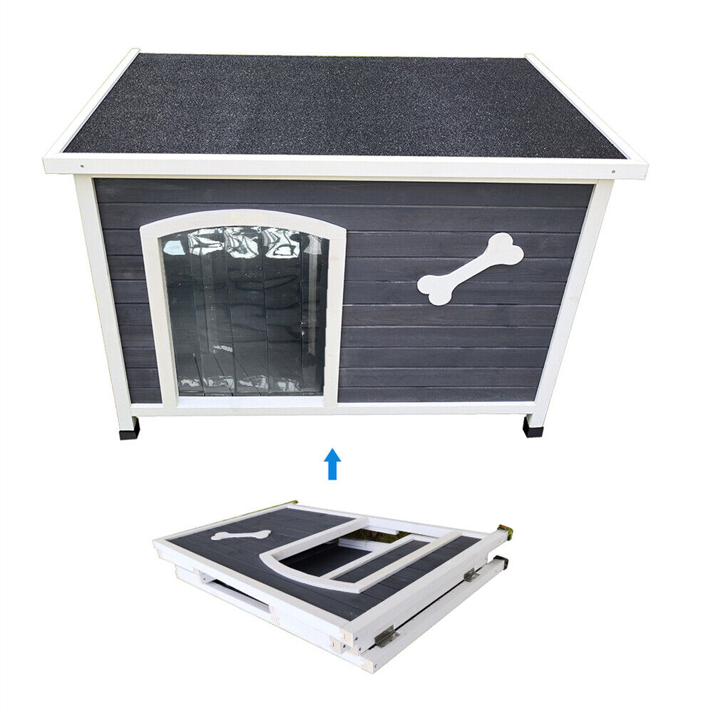 Dog House Indoor & Outdoor Wooden Waterproof Windproof Foldable Dog Cage Outdoor - фотография #3