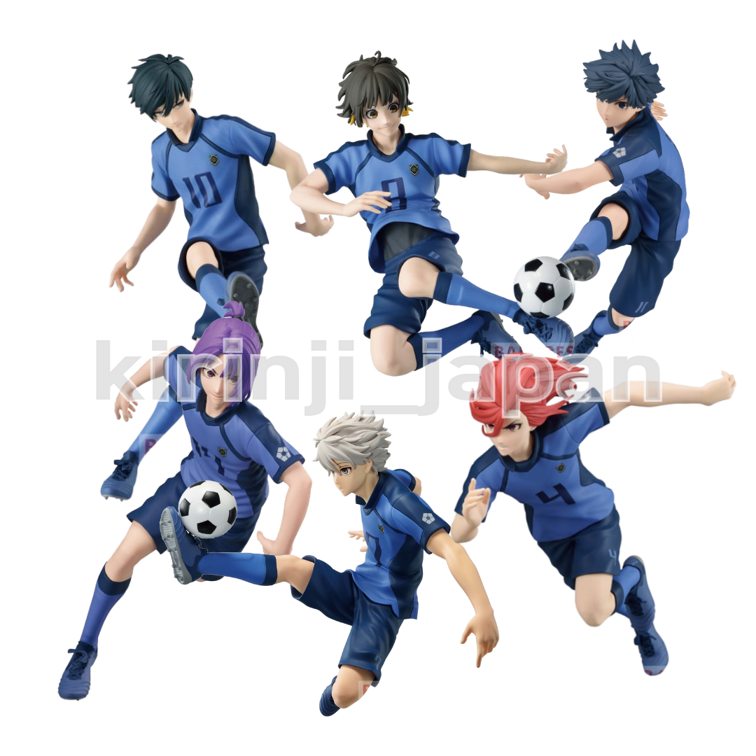 Blue Lock Rin Itoshi Reo Mikage Seishiro Nagi Yoichi Hyoma Meguru Figure Set Pre BANPRESTO