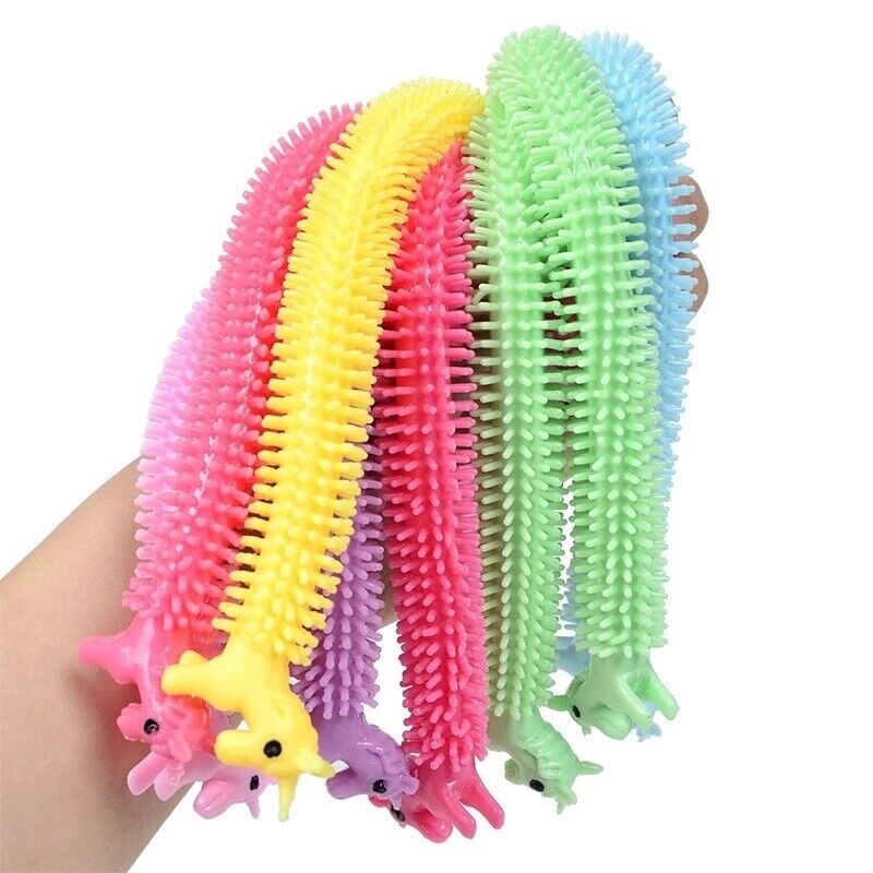 Sensory Monkey Unicorn Noodles Toys Fidget Stress Relief Anxiety Rope Stretchy  The HH Store - фотография #2