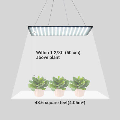 2x 225 SMD LED Grow Light Hydroponic Plant Veg Indoor Ultrathin Panel White Lamp Apluschoice 11GRL009-225T-Wx2 - фотография #5