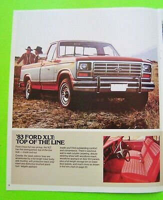 3 Diff 1982, 83, 84 FORD F-SERIES PICK-UP TRUCK HUGE COLOR BROCHURES 64-pg 4X4's Без бренда - фотография #5