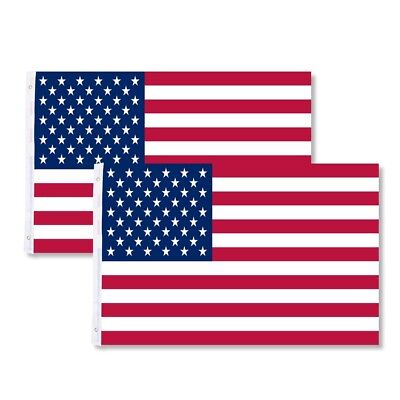 2 Pack 3x5 American Flag USA United States U.S Stripes Stars Flag Apluschoice 22FLA001-US-35ORx2