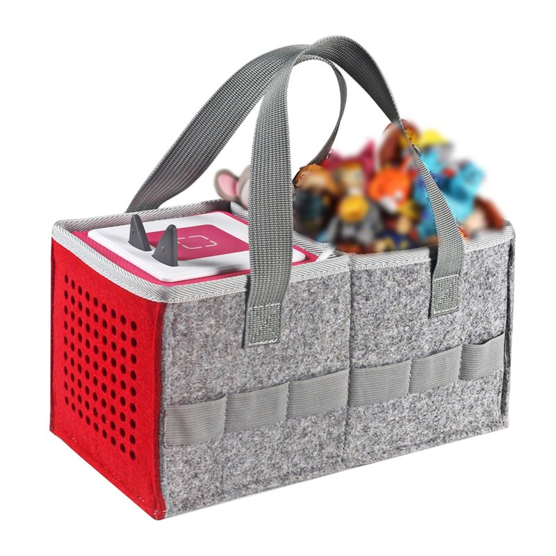 Travel Felt Bag Large Capacity Grey Storage Bag For Tonies Box Starter Set US Unbranded Does Not Apply