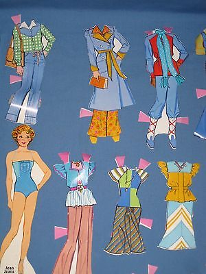 VTG Lot Paper Dolls/Clothes & Accessories Jean Jeans/Happy Bridal/1 Set 50's! Unbranded - фотография #5