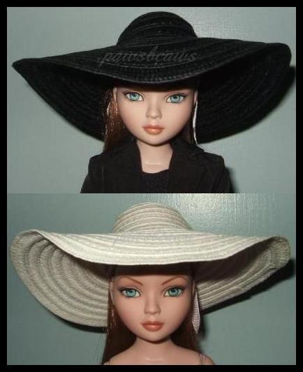 SAVE 25% 2 Tonner Authorized HATS Black&White fit ELLOWYNE WILDE American Models Tonner Authorized 10030-3