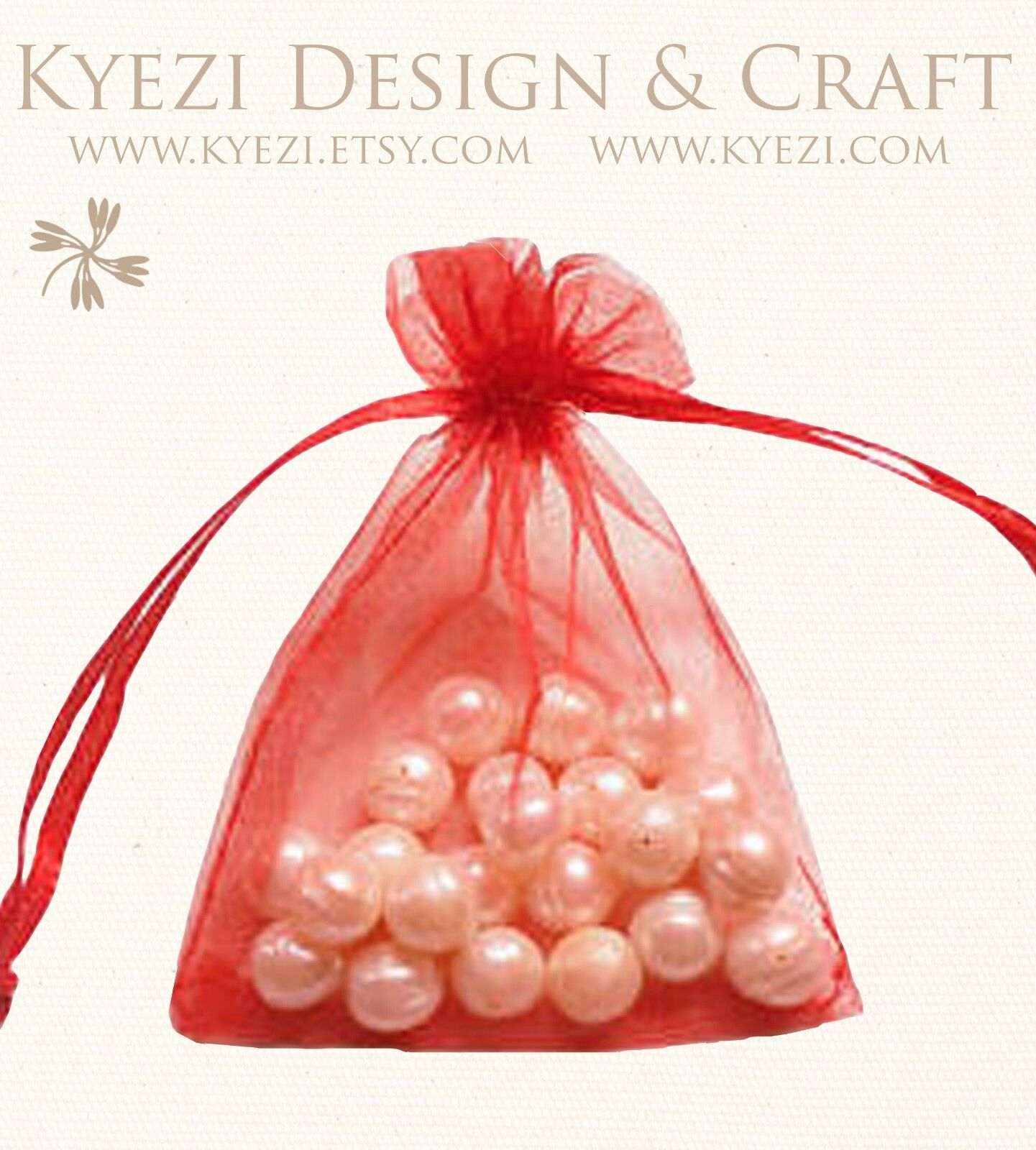 50/100/150/200 Drawstring Organza Bag Jewelry Pouch Wedding Party Favor Gift Bag Kyezi Design and Craft Does Not Apply - фотография #4