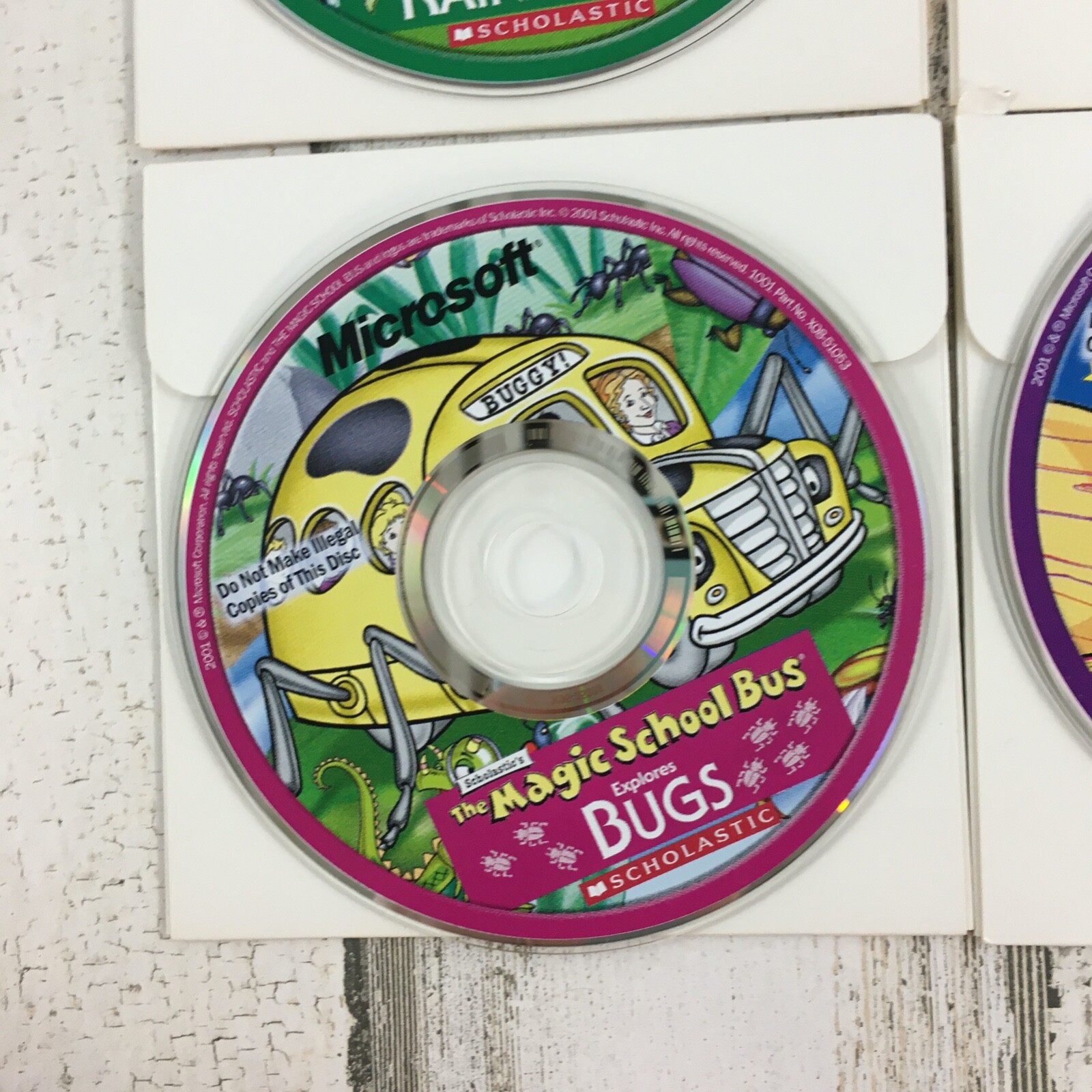 Scholastic The Magic School Bus 4 Game Lot PC CD-ROM Solar Earth Bugs Dinosaurs Scholastic 23456 - фотография #7