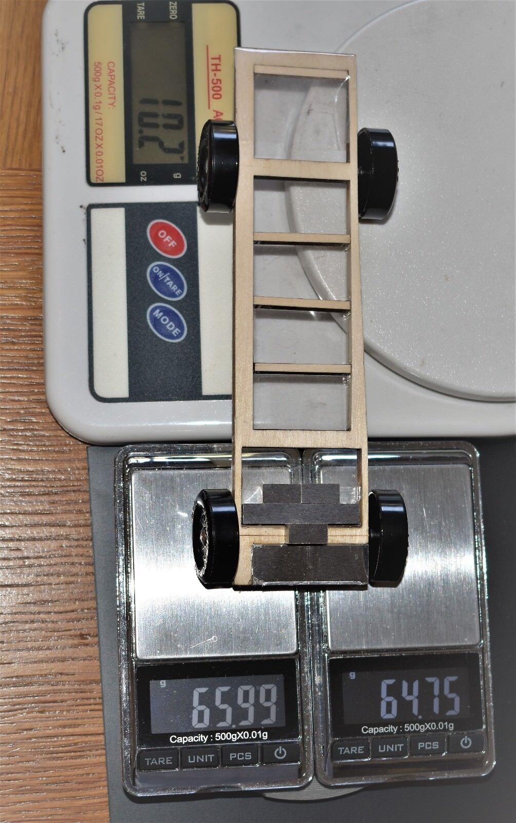Pinewood Derby Weights +Body The "Full Monty+ ", weights and body for a 1/4" car TxW - фотография #10