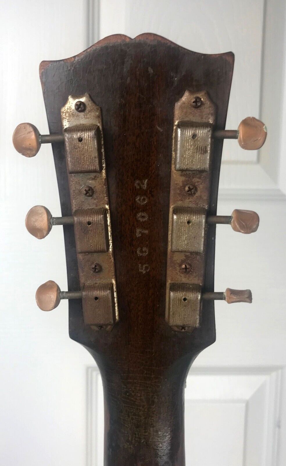 1950 Gibson L-48 sunburst arch top guitar with case Gibson L-48 - фотография #5