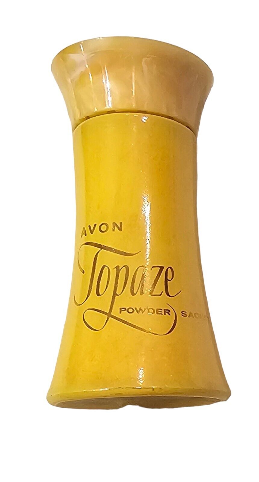 Vintage 70s Avon Topaz Shaker Powder Sachet .9 Oz New In Open Box USA Avon - фотография #7
