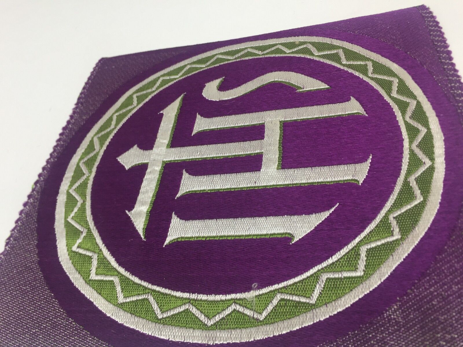 Vintage Emblems Liturgical Purple Applique Patch Vestment 2 Pcs. Benziger Brothers Does Not Apply - фотография #4