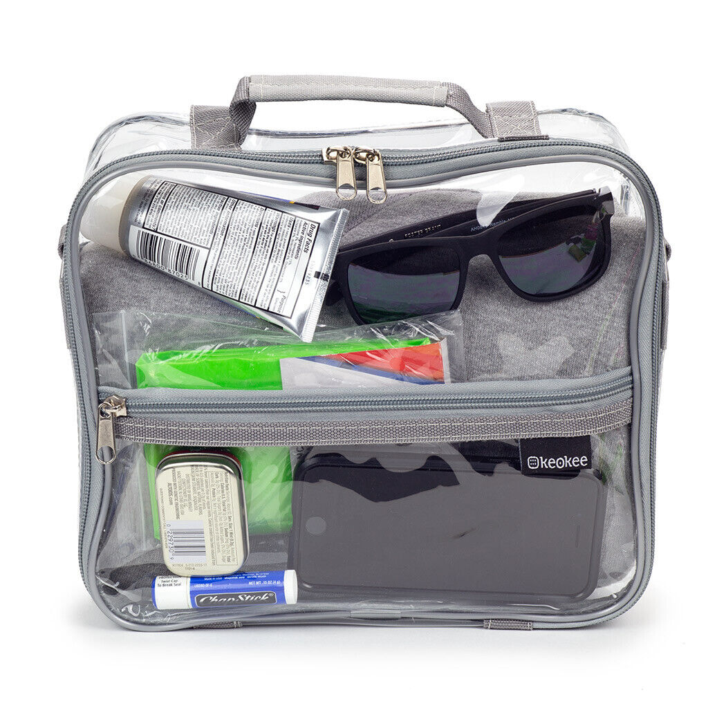 12 New Stadium Approved Clear Carry Bags for Sporting Events Без бренда - фотография #2