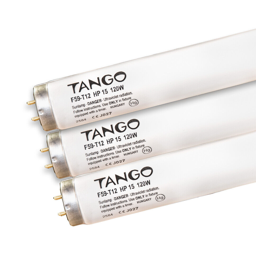 Tango F59 HP15 120W Tanning Bed Lamp 5FT Lamp FITS SELECT BEDS - 12 Pack ETS Tan 2584