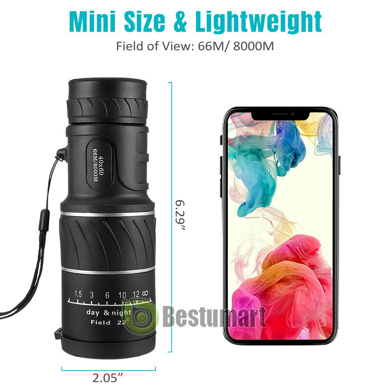 2x Day/Night Monocular 40X60 Optical Monocular Hunting Camping Hiking Telescope MUCH Does not apply - фотография #10