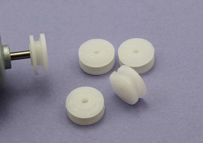 10pcs 9mm Synchronous Belt Triangle Plastic Pulley Wheel for DIY Toy Accessory Unbranded Does Not Apply
