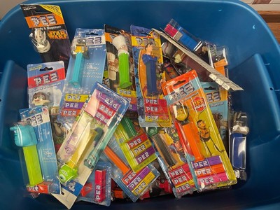 Huge lot of Vintage Pez Dispensers 80-100 Pieces Sealed Pez