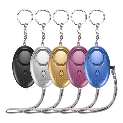5 Pcs Safe Sound Personal Alarm Keychain With LED Light 140DB Emergency Women Unbranded Does not apply - фотография #6