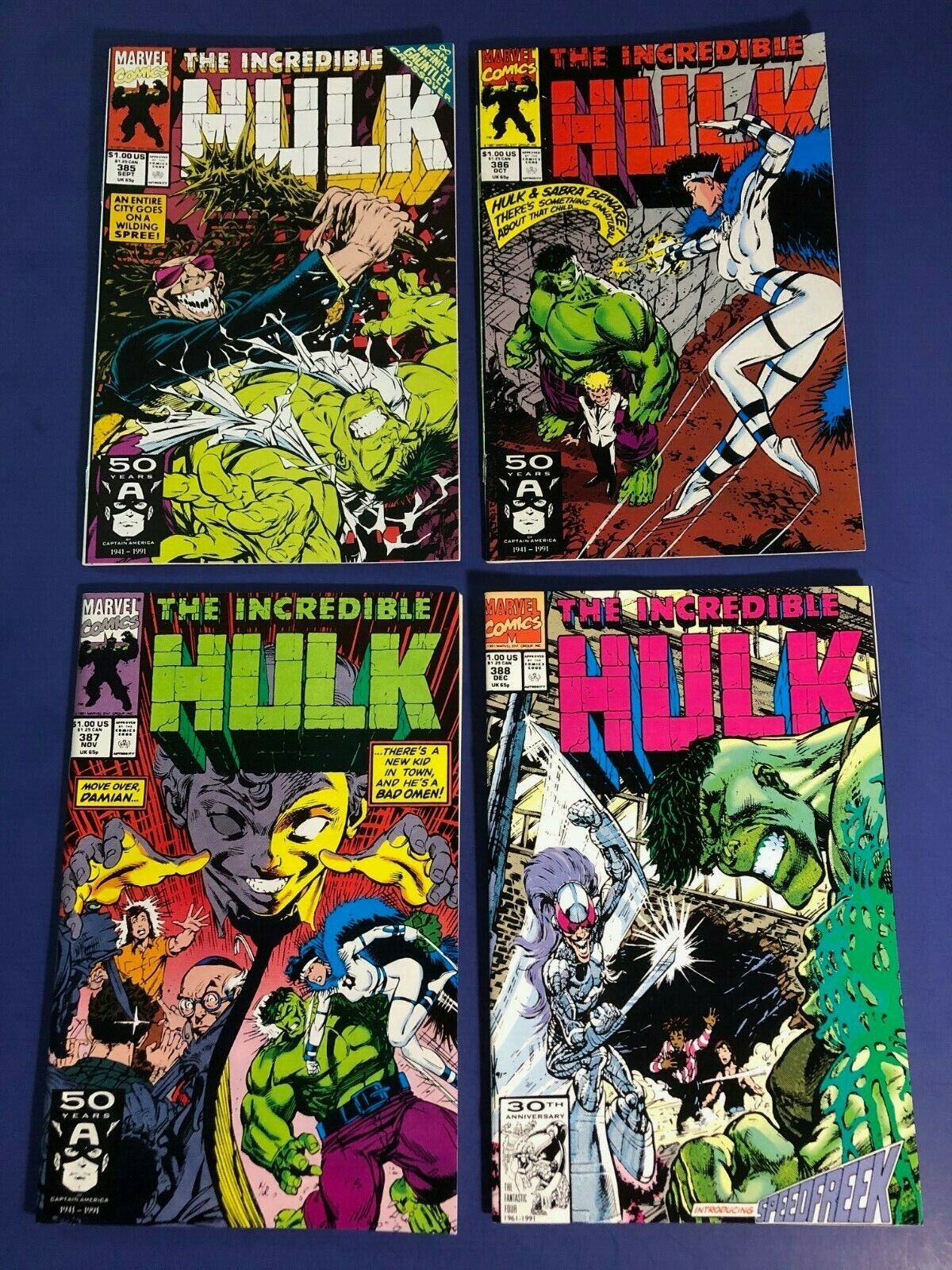 Incredible Hulk #377-402 (1991) minus #397 *Lot of 25* Lot Average: (9.0 - 9.2) Без бренда - фотография #5