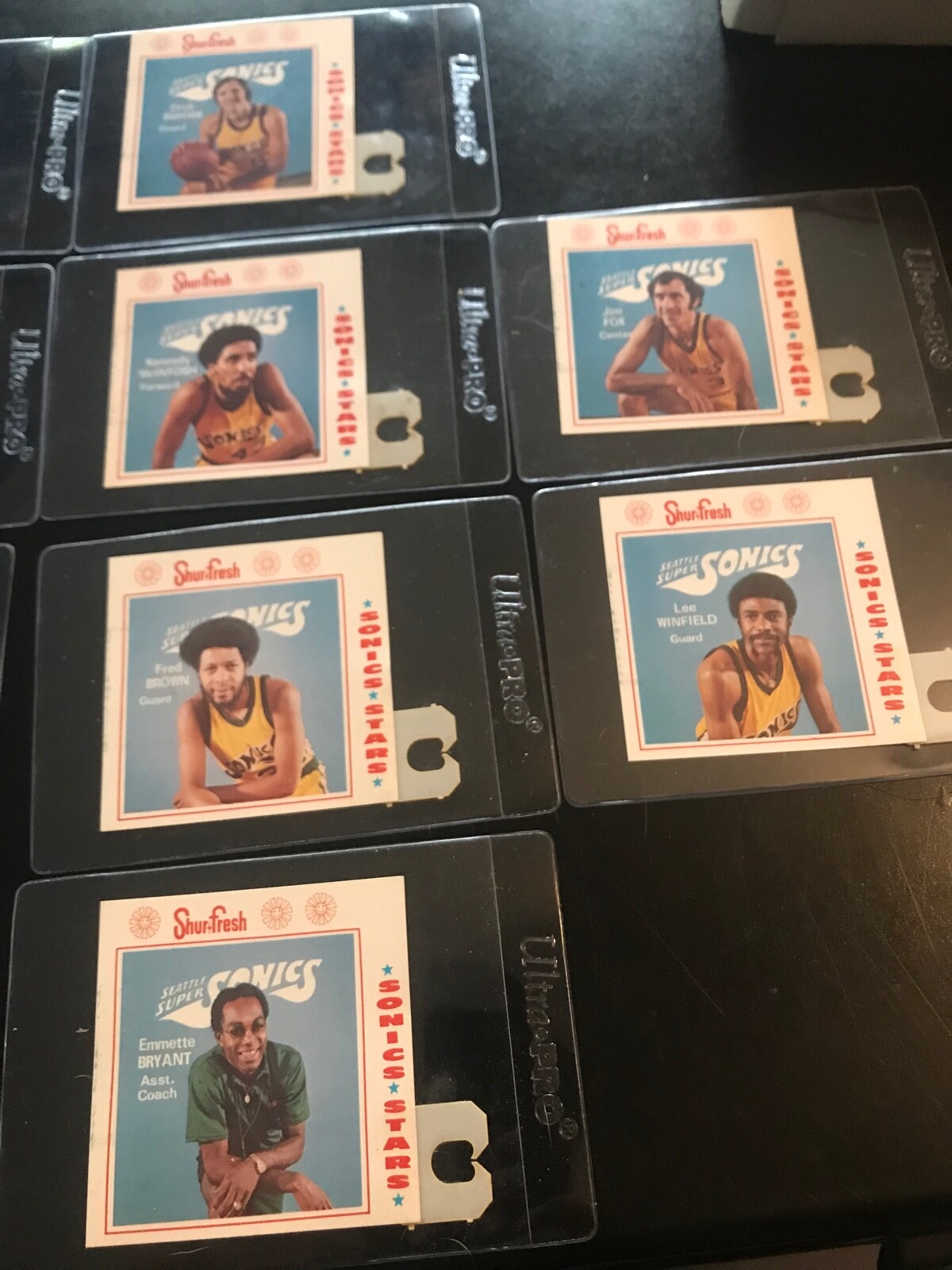 1973 Supersonics Shur Fresh Near Complete Set w/o Bill Russell & Spencer Haywood Без бренда - фотография #3