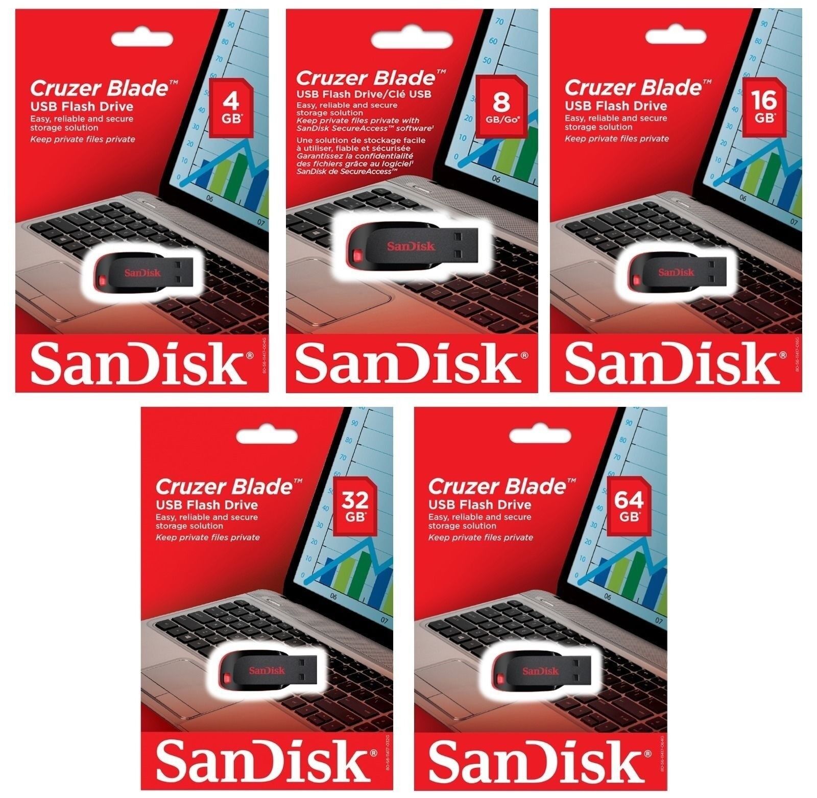 SanDisk 64GB 32GB 16GB 8GB USB Thumb Pen Flash USB Drive Memory Stick Disk  SanDisk SDCZ50-B35