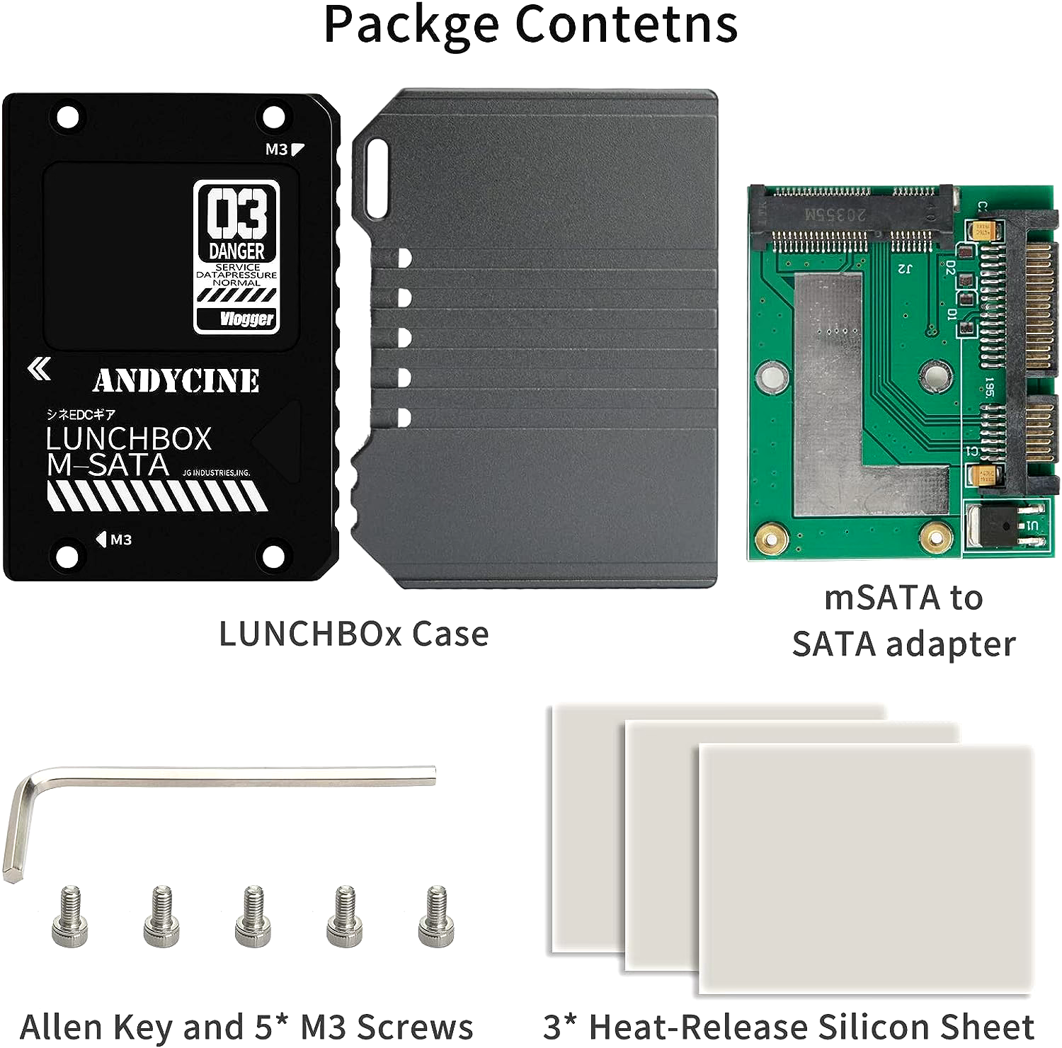 ANDYCINE LunchBox Case BLACK for Atomos Ninja V Compatible w/ mSATA SSD - NEW ANDYCINE Not Applicable - фотография #3