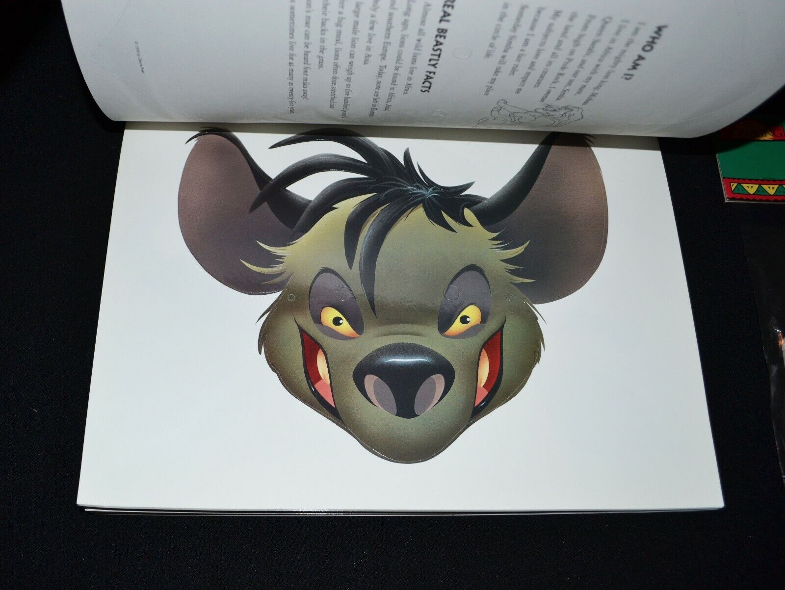 Disney The Lion King Mask Book & Mask Sets Vintage 1994 Без бренда Does Not Apply - фотография #5