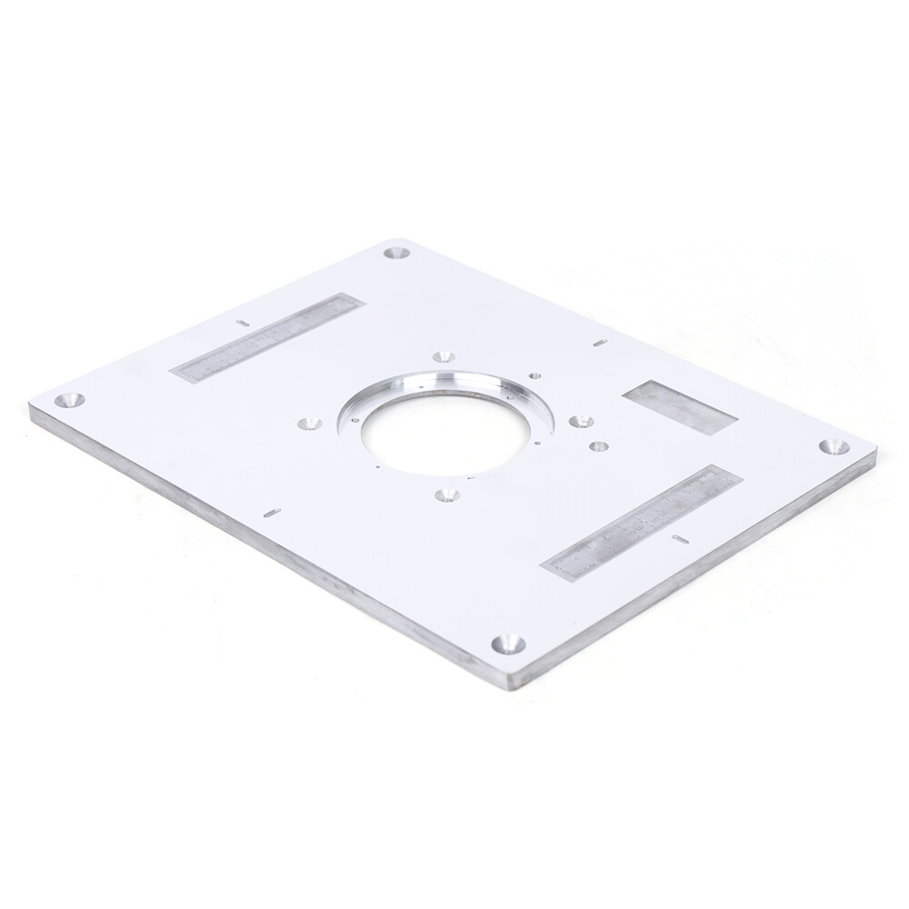Aluminum Router Table Insert Plate w/Rings Screw For Woodworking Benches Trimmer Unbranded Does Not Apply - фотография #11