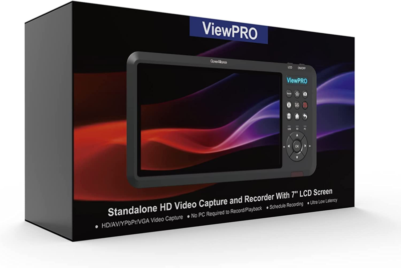 Viewpro, Portable 1080P@60Fps HDMI Video Recorder and Playback with 7" LCD, Av/V Does not apply - фотография #7