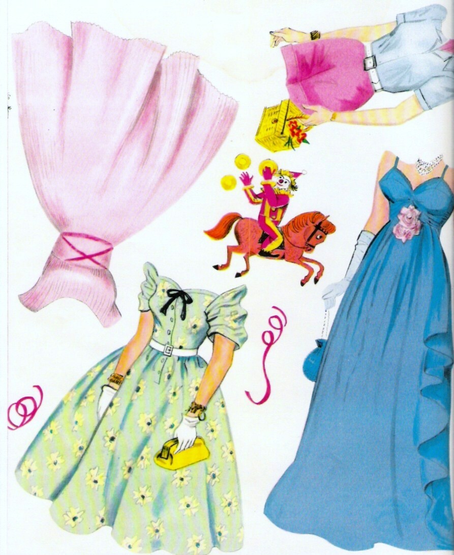 VINTAGE UNCUT 1950's MARY HARTLINE/MARY SUE PAPER DOLLS~#1 REPRO~2  SETS~RARE!! Без бренда - фотография #7