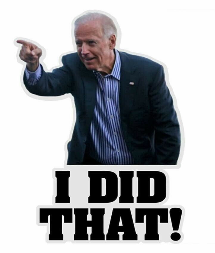 100pcs Joe Biden "I DID That "Stickers Biden Funny Humor Decals Car Stickers US Без бренда - фотография #6